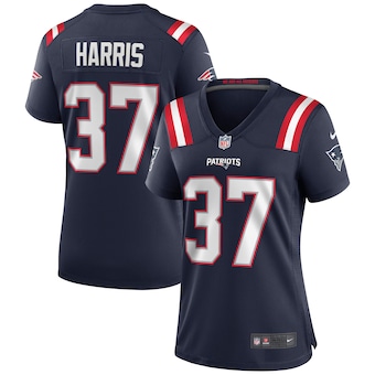 womens nike damien harris navy new england patriots game jer